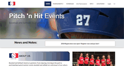 Desktop Screenshot of pitchnhitevents.com